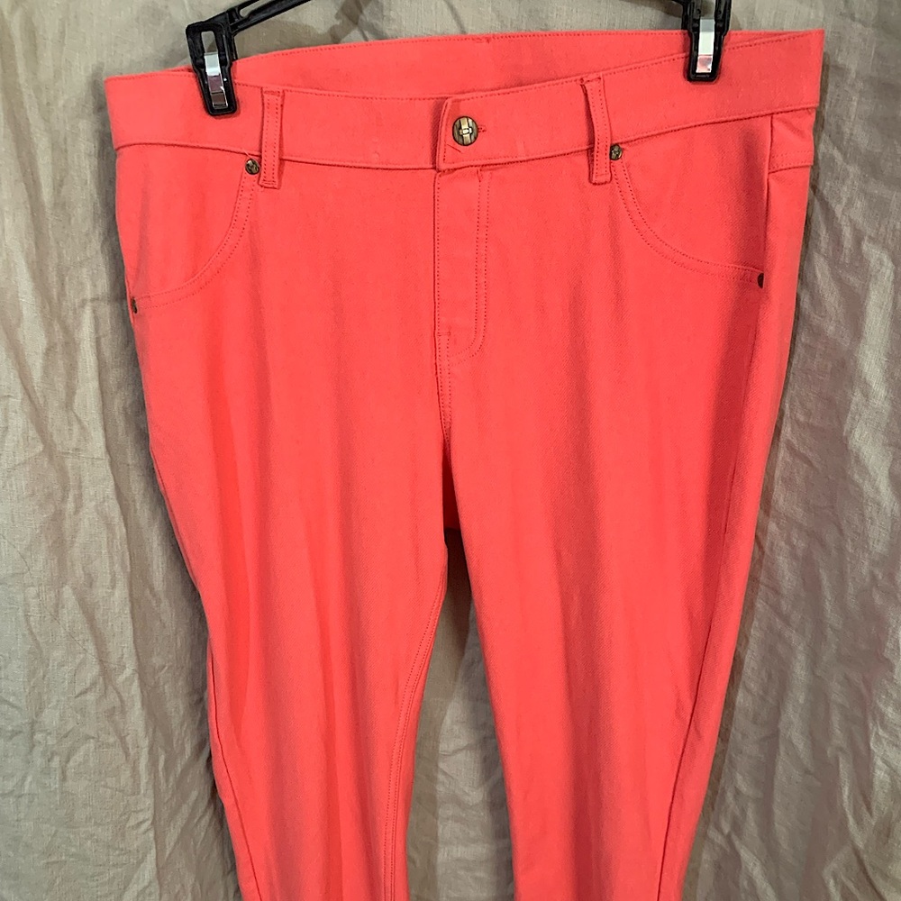 Hue Pink/Orange Leggings - Size L
